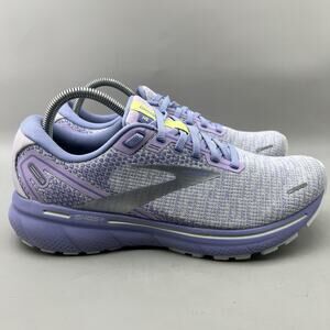 Brooks Ghost 14 Running Shoes Womens Size 11 Purple Comfort Cushion Low Sneakers